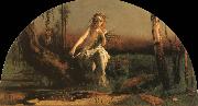 Arthur Hughes Ophelia oil painting